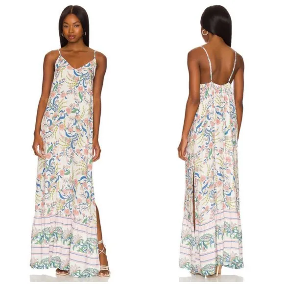💕MAAJI💕 Debbie Cover-Up Maxi Dress ~ Chinoiserie Print Medium NWT - Image 2