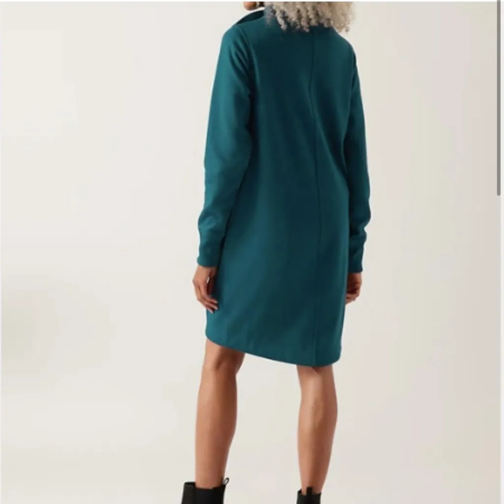 Athleta Teal Midi‎ Dress - Image 2