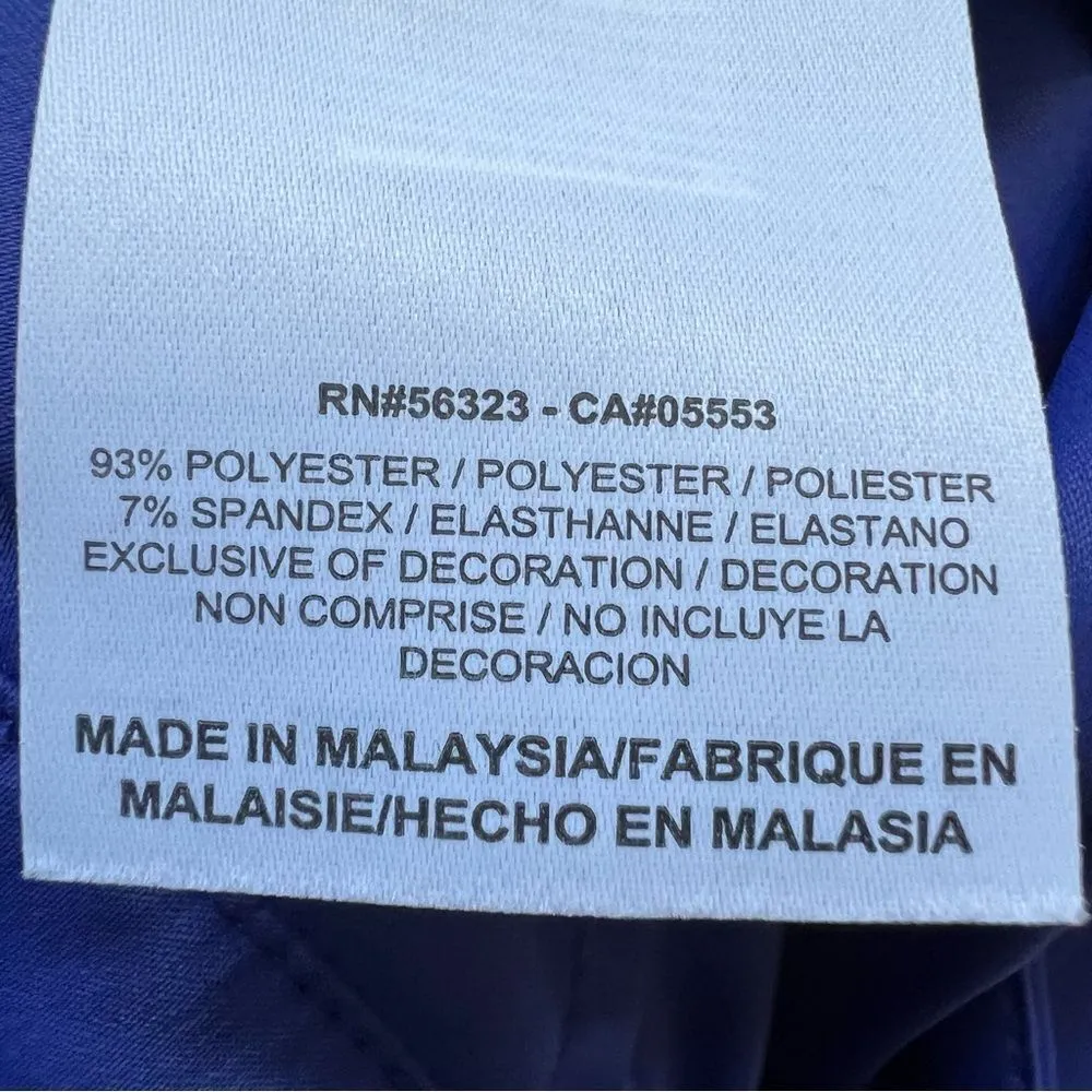 NIKE GOLF Tour Performance Tech Skort Royal Blue Size 2 Golf Skirt - Image 9