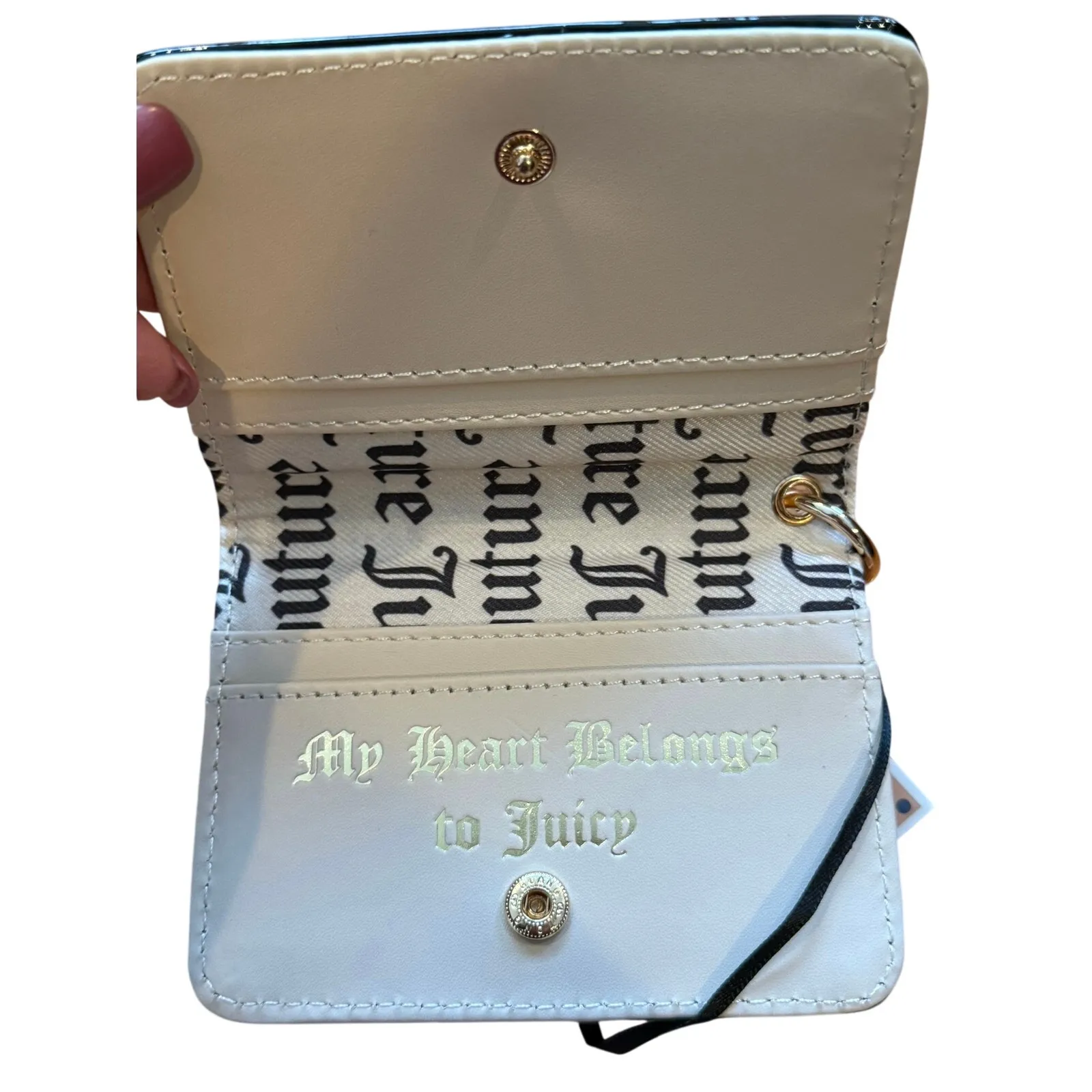 Juicy couture wallet - credit card key fob liquorice - Image 5