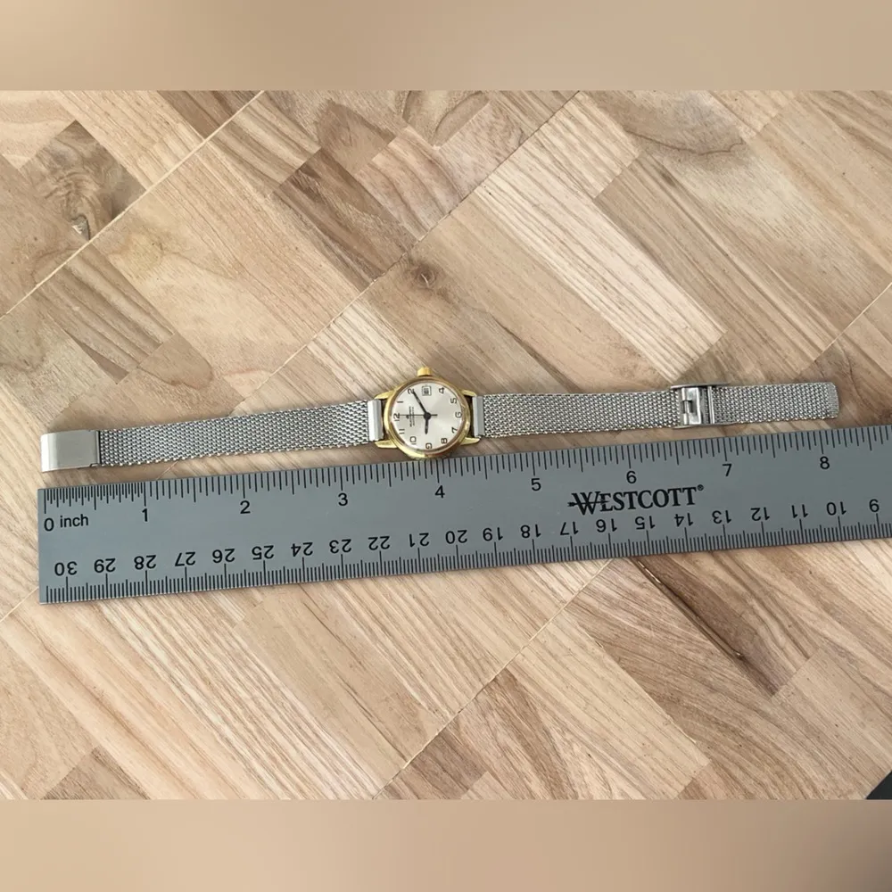 Bucherer Rare Vintage Automatic Watch Gold Plated Case Stainless Dial New Strap - Image 15