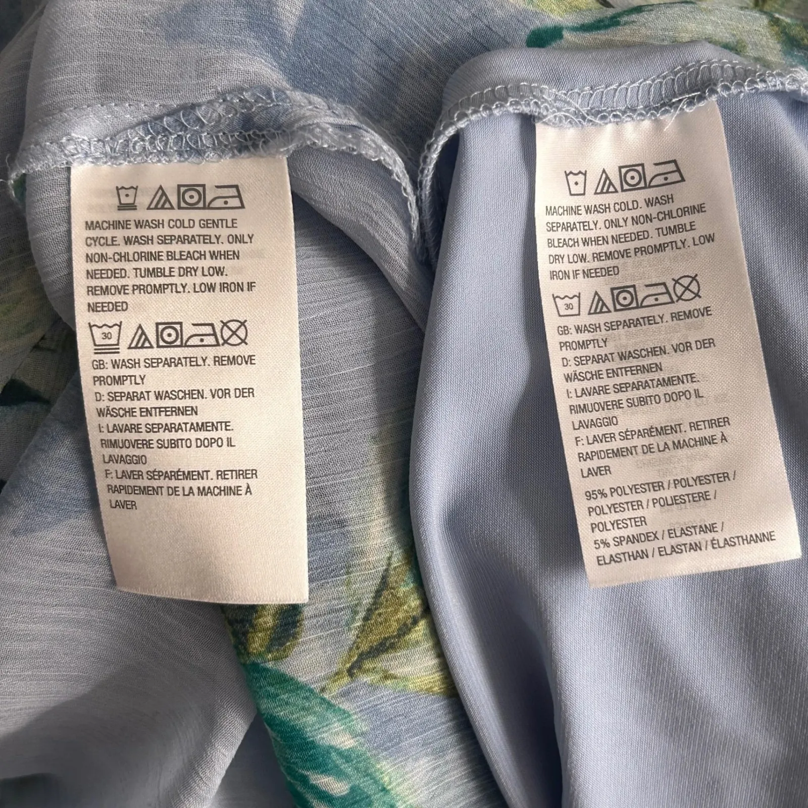 Susan Graver Fairy Top Blue 2X - Image 9