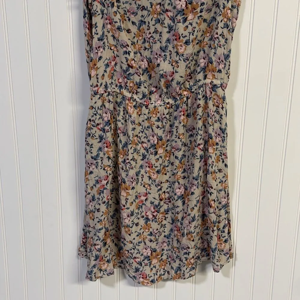 NWT American Eagle Ditsy Festival Floral Halter Off The Shoulder Mini Dress - Image 3