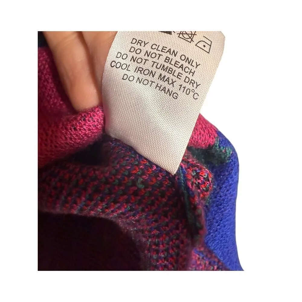 CROSBY by Mollie Burch Floral Mock Neck Sweater Sz. M - Image 5