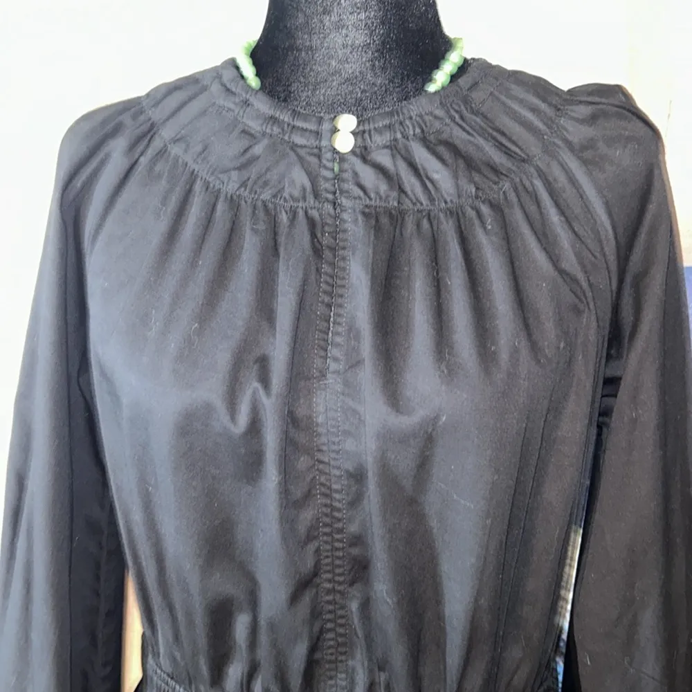 Size M Pocketed Black Dress - Image 3