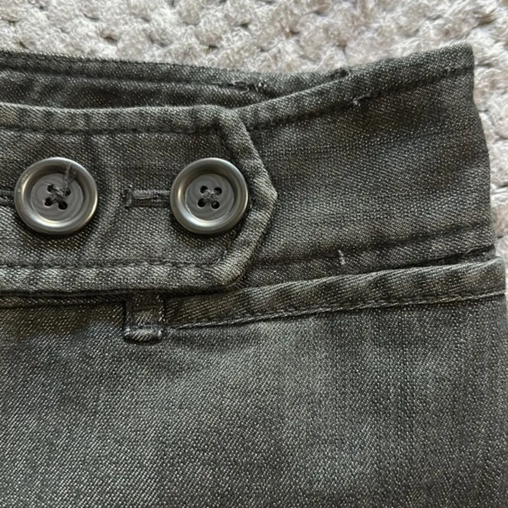 Ann Taylor Loft Charcoal Gray Wide Leg Ann Pants Size 8 GUC #4211 - Image 4