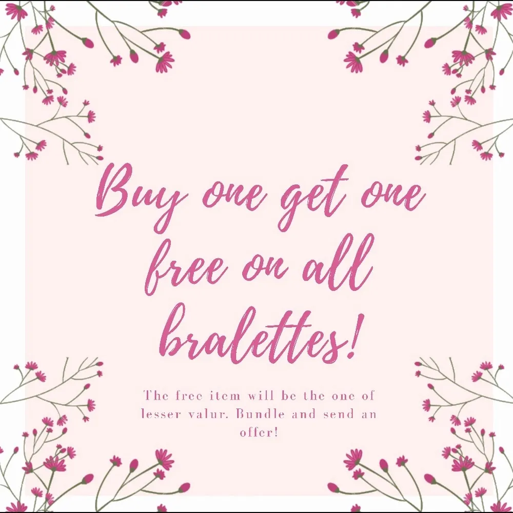 BOGO Free People Embrace Lace Triangle Bra - Image 5
