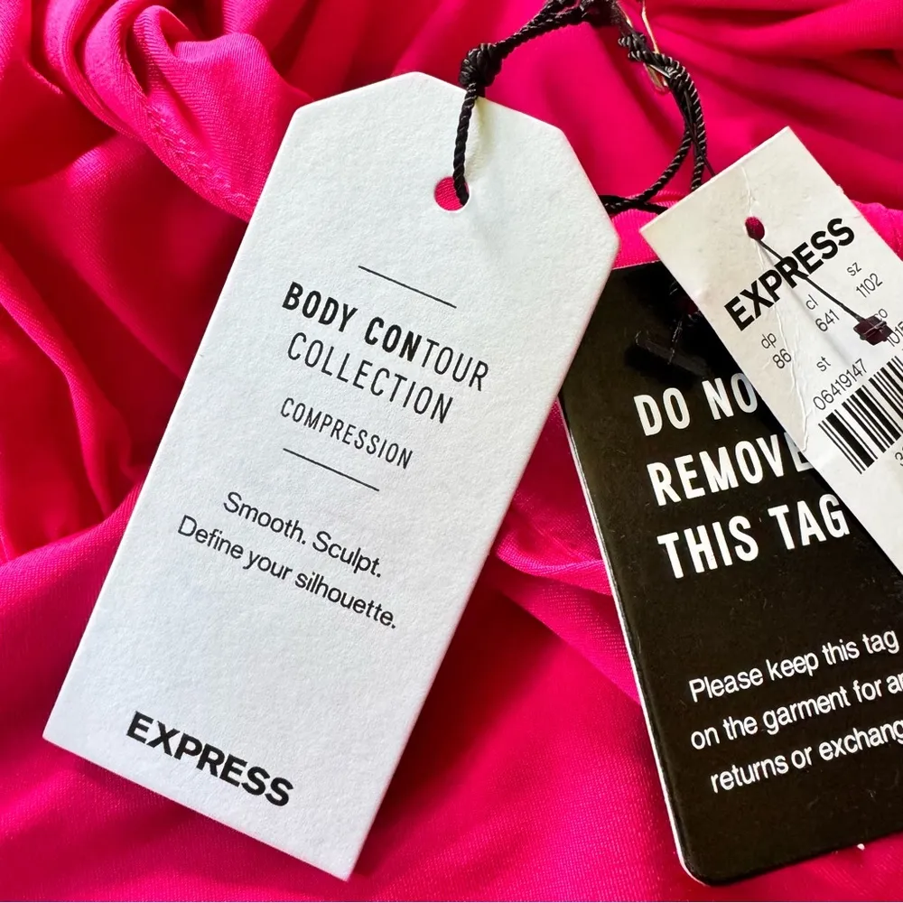 Express Women's Dressy Classy Body Contour Compression Collection  Bodysuit Sz S - Image 14