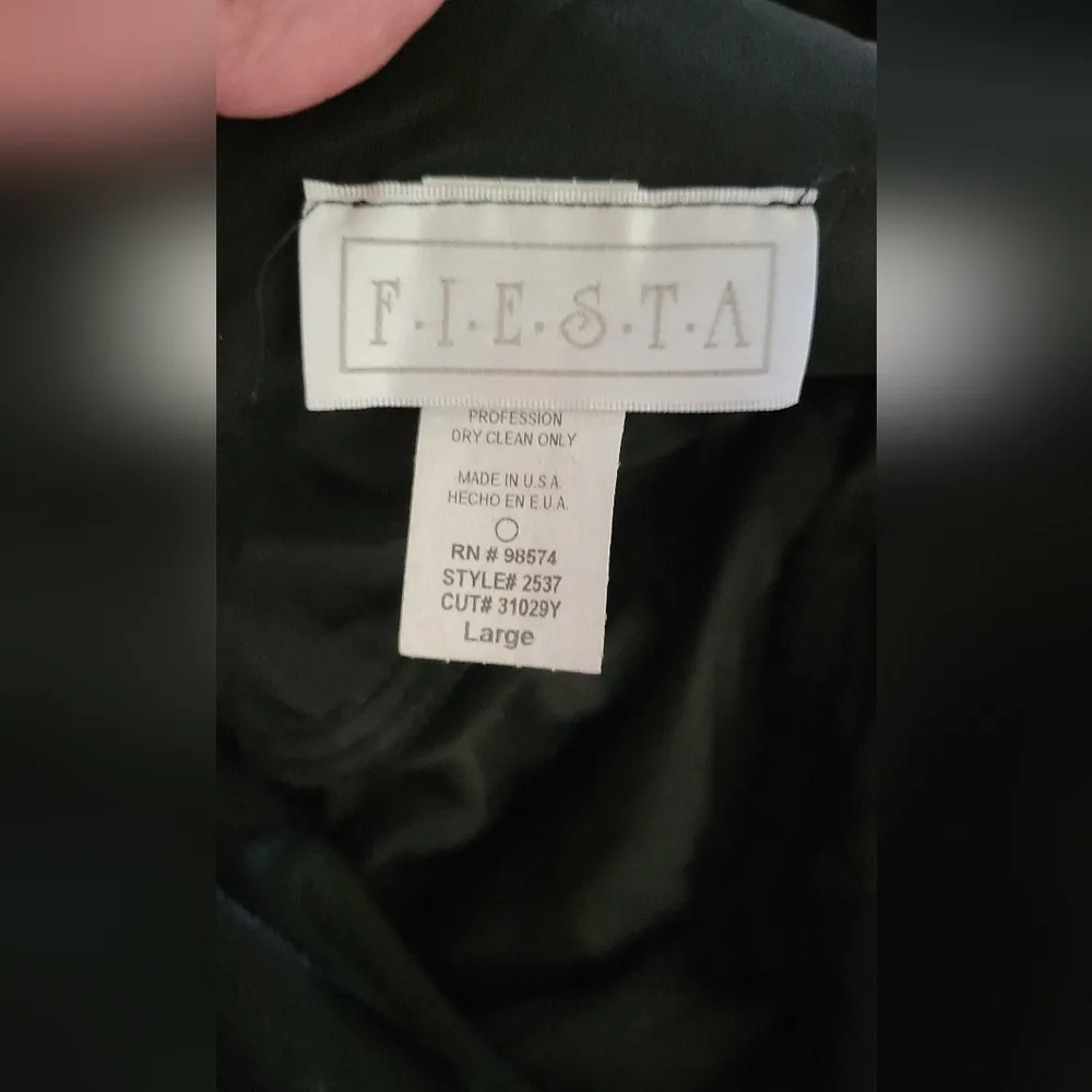 Fiesta Black Evening Gown Size L Size L - Image 13