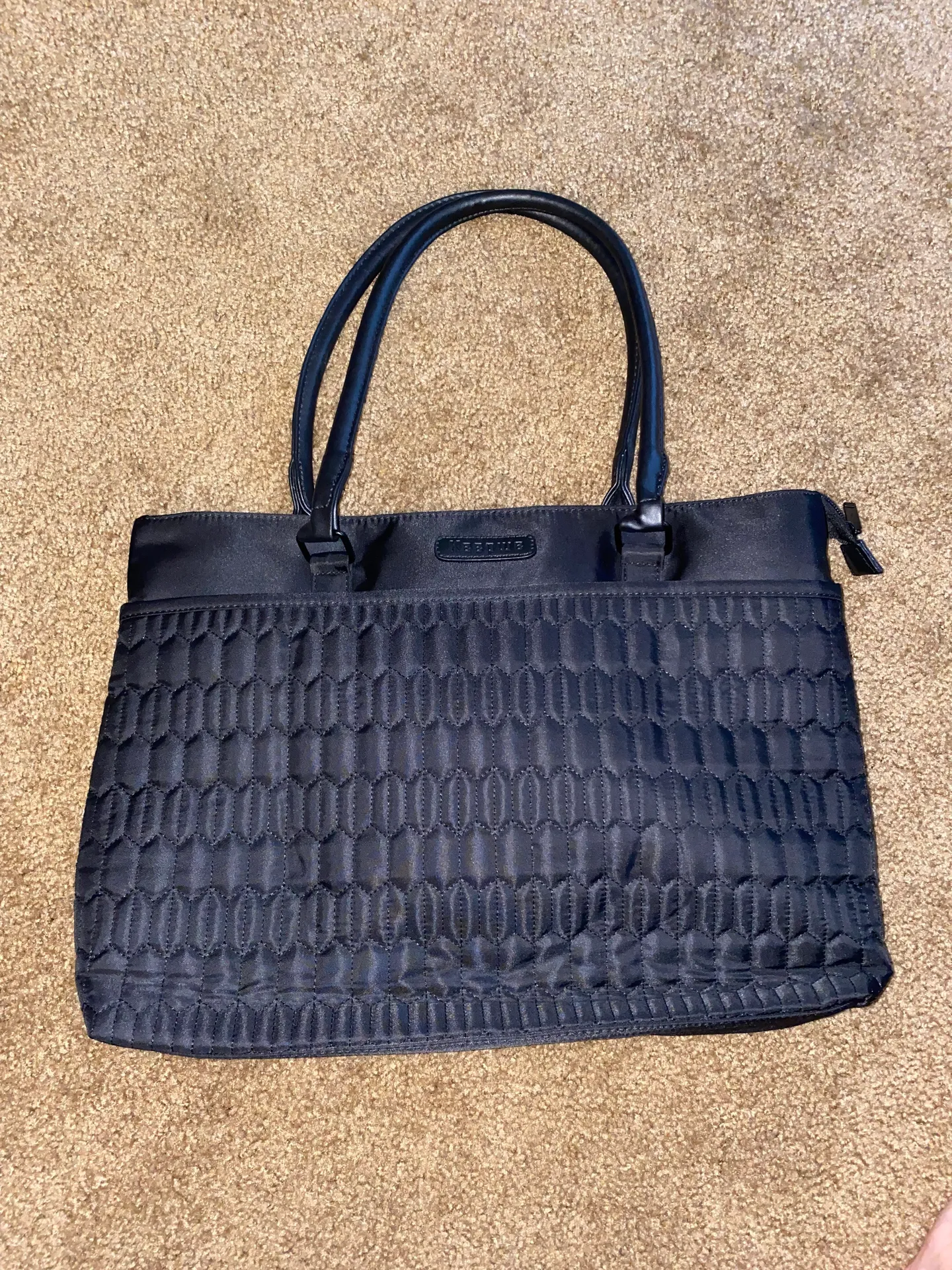 Black Laptop Shoulder Bag - Image 2