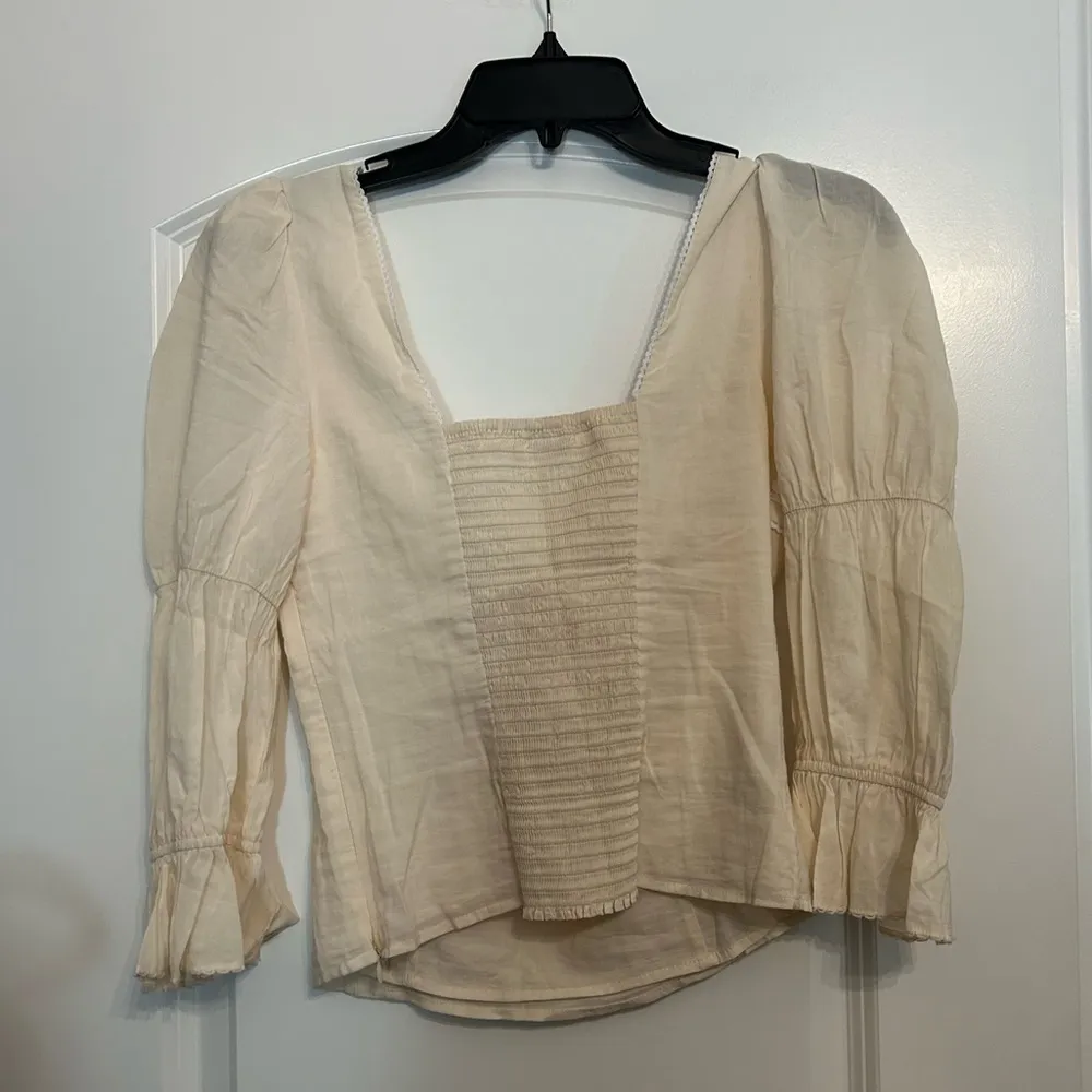Reformation Amalie Tiered Sleeve Top - Image 6