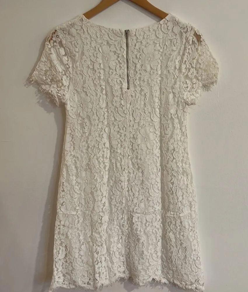 Love Riche White Lace Mini Dress - Image 8