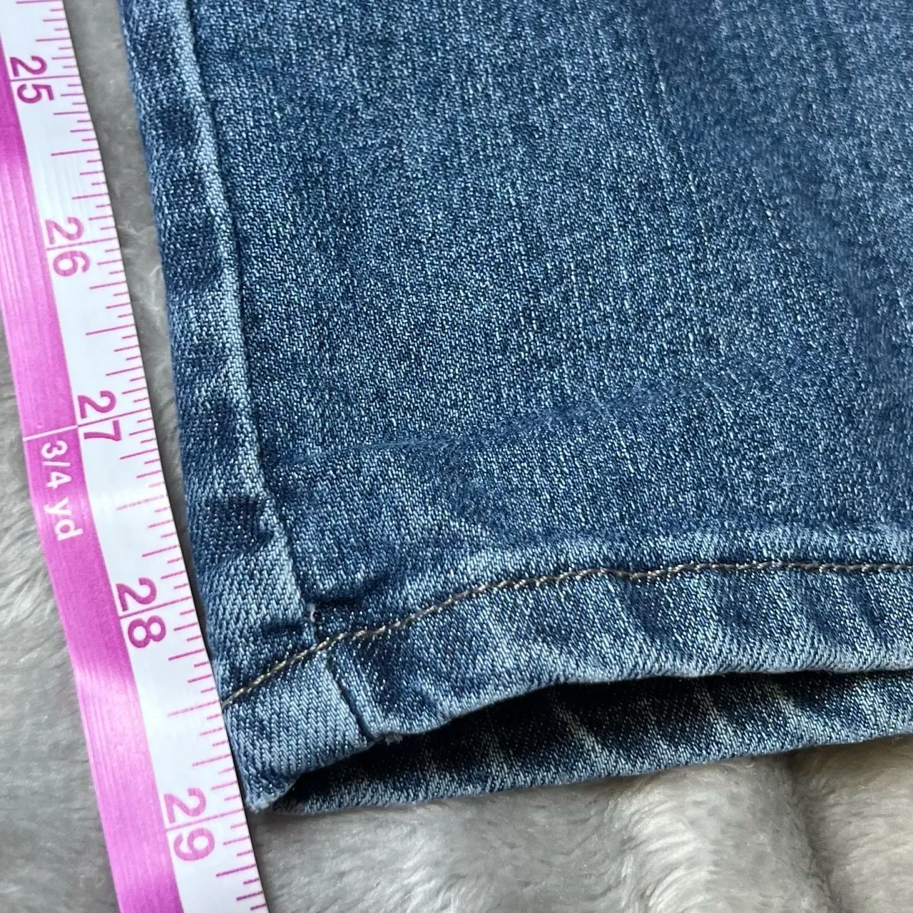 Lee Relaxed At The Waist Blue Jeans Womens Size 14 Short Denim Classic Casual - Image 11