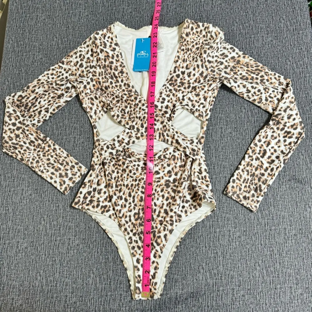 O’Neill Leo Monsoon Long Sleeve Cutout One Piece Rashguard Swimsuit - Image 16
