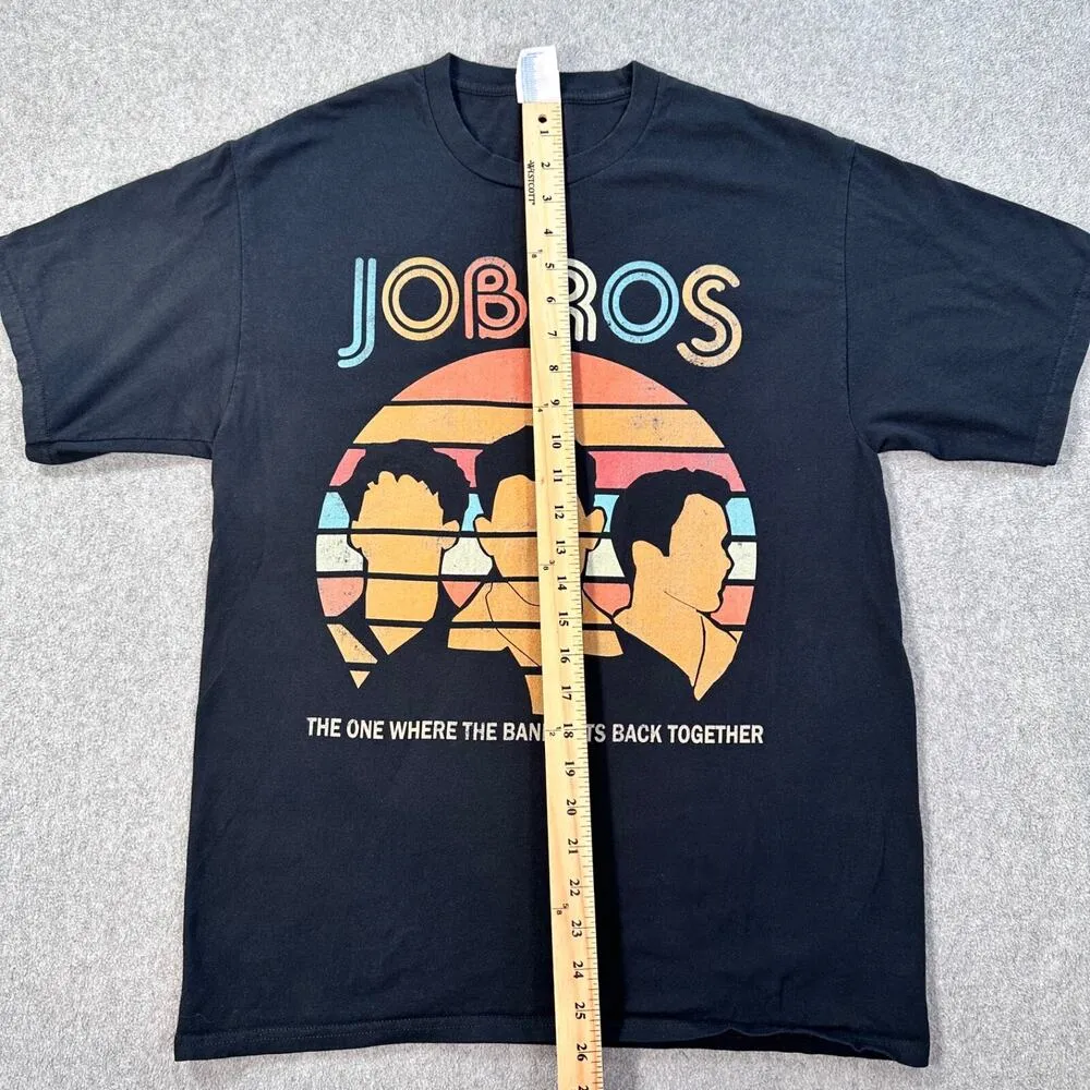 Jonas Brothers The One Where The Band Gets Back Together Tee Shirt Size Medium Black - Image 6