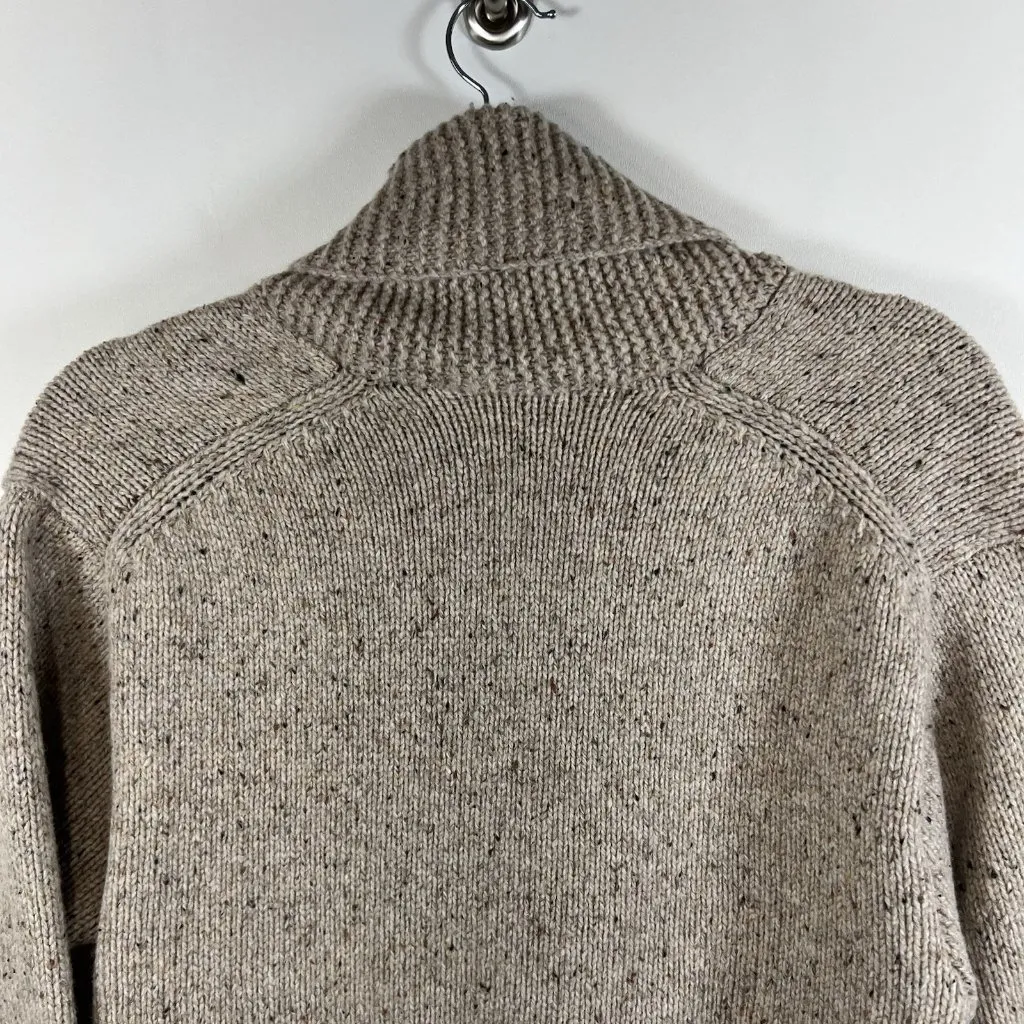 Aritzia Wilfred Free Button Up Grandpa Cardigan Wool Blend Tan Women’s size 2XS - Image 10