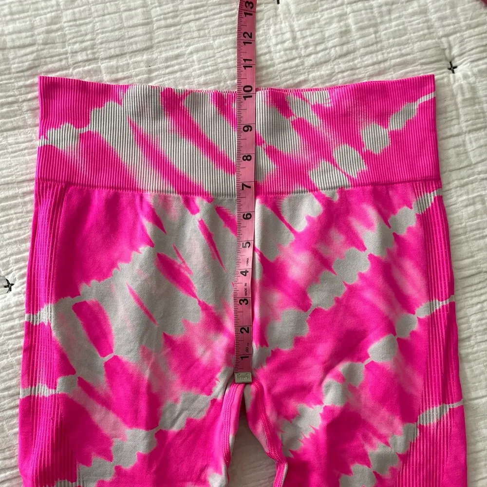 PINK by Victoria’s Secret Active Seamless High Rise Tie Dye Leggings Size M - Image 9