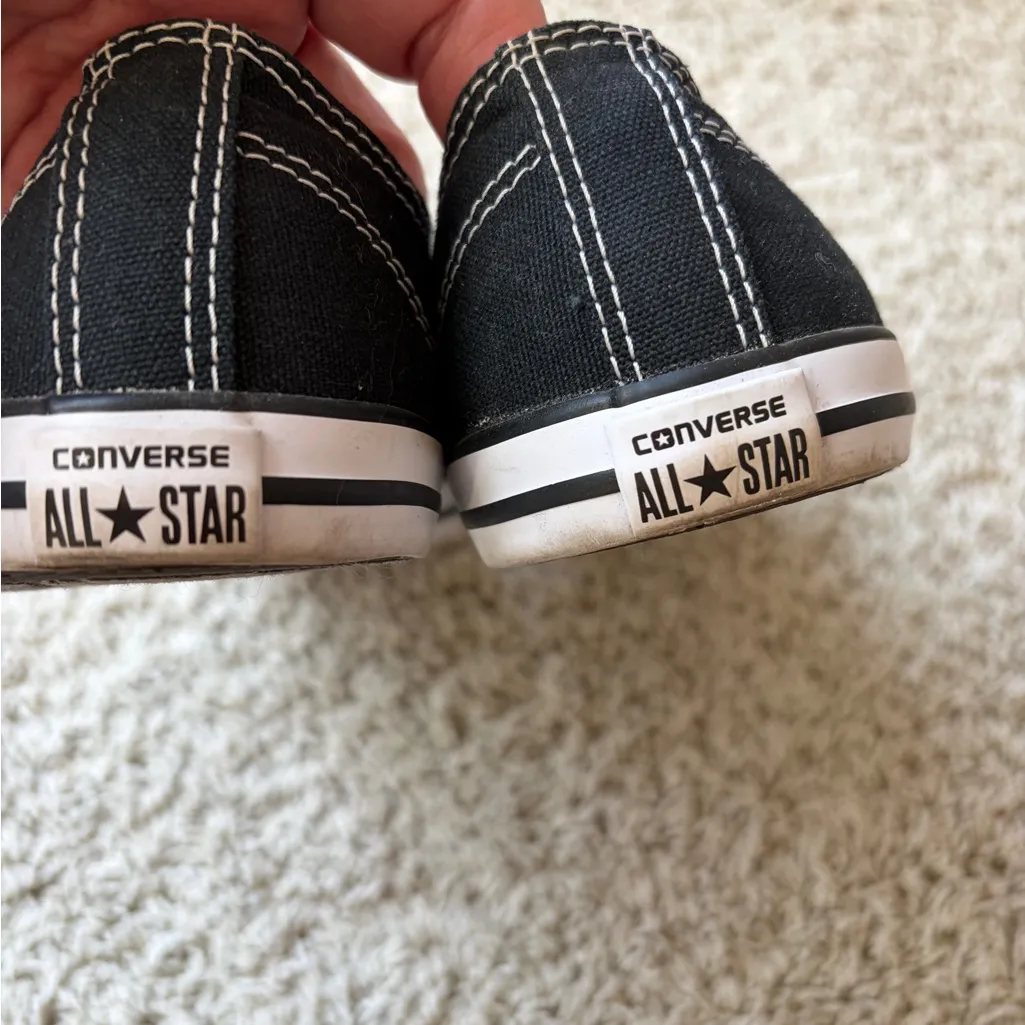 Converse Chuck Taylor All Star Low Top Sneakers Women’s Size 8.5 Black C12 - Image 2