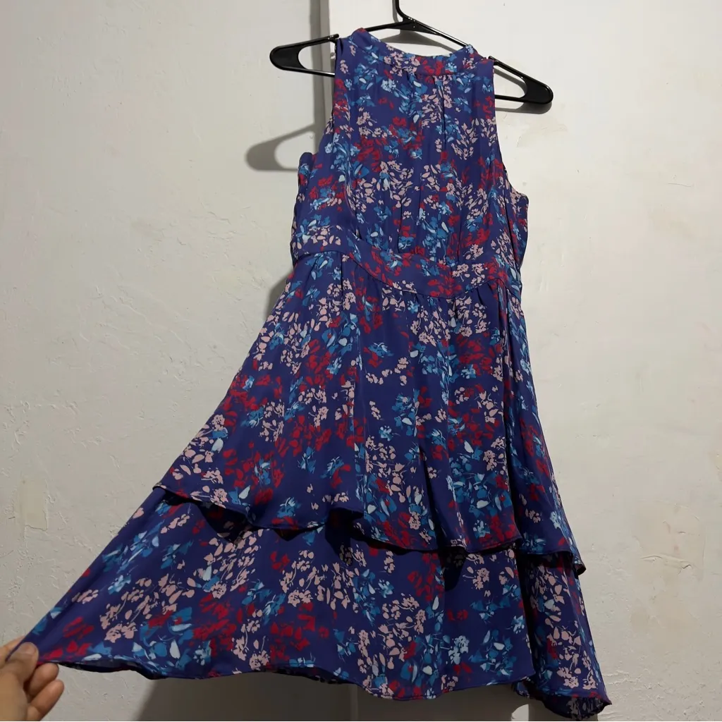 Parker Floral Dress in Blue and Red purple :Box B - Image 10