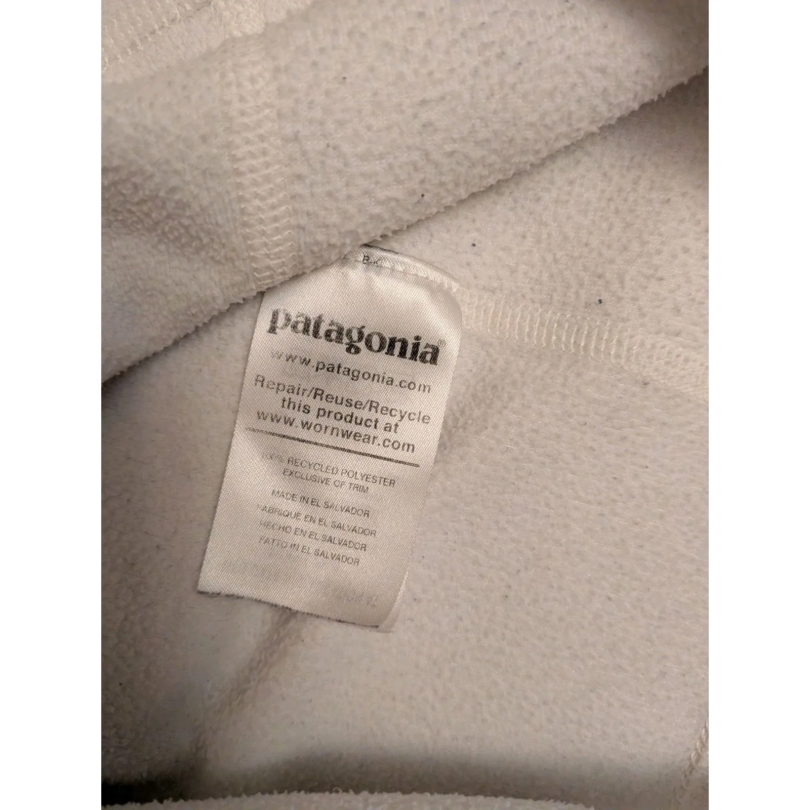 Patagonia Wmn Sz L 1/4 Zip Fleece Pullover Sweatshirt Polyester Outdoors Hiking - Image 10