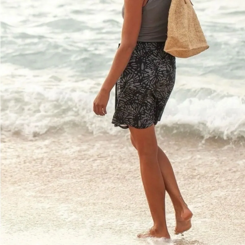 RipSkirt Hawaii Shibori Charcoal Length 2 Size XXL Quick Dry Swim Skirt Cover Up Black - Image 2