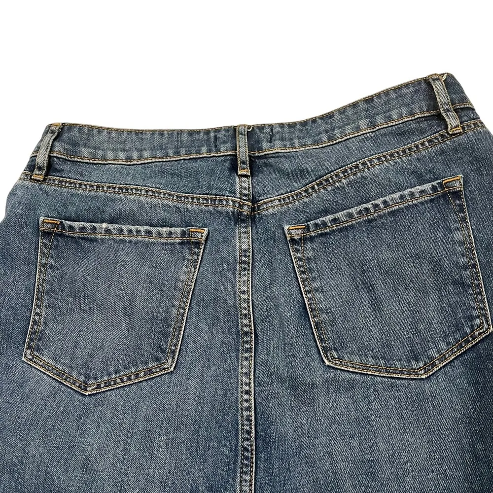 LOFT Split Hem Denim Skirt, Sz 6 - Image 7