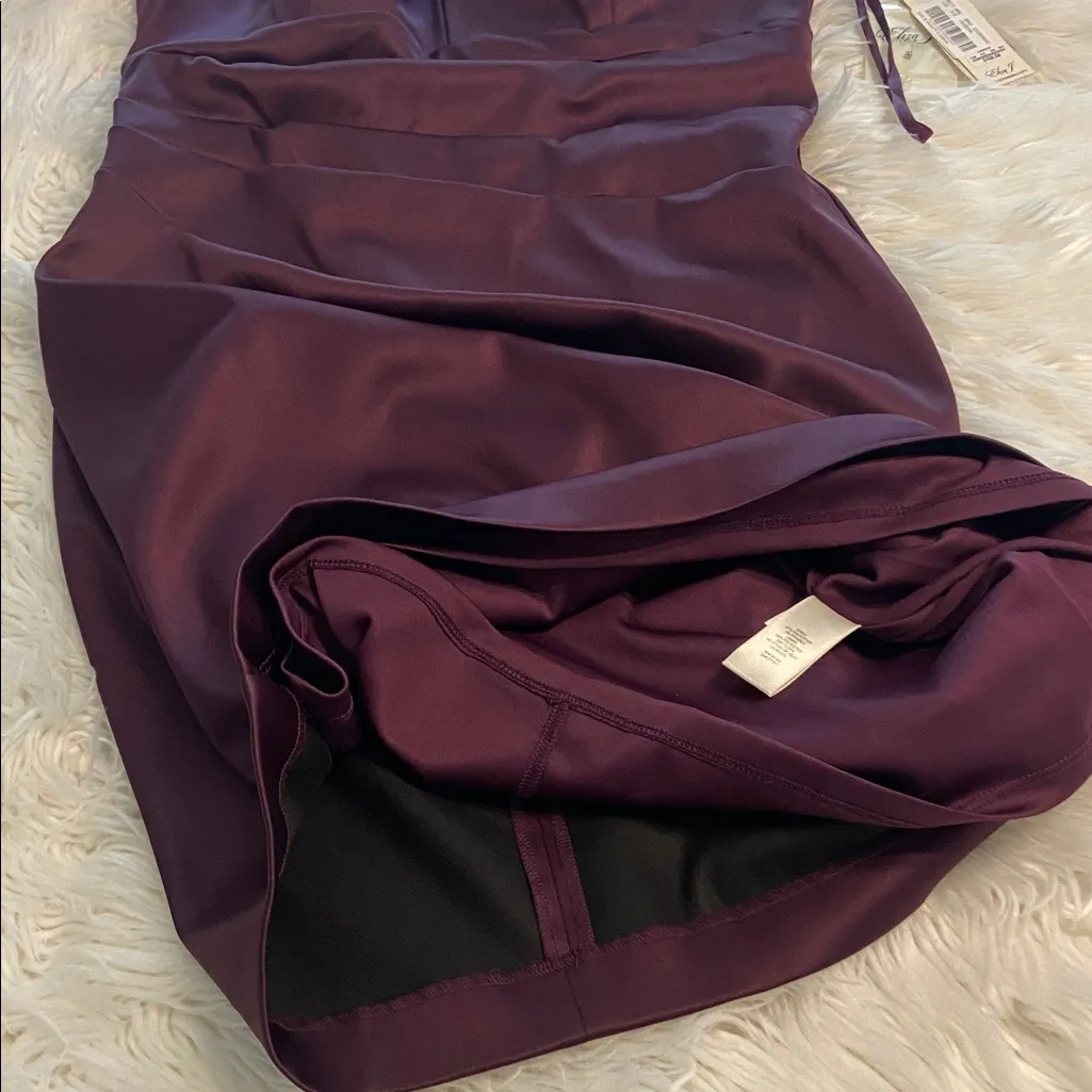Eliza J  Deep Purple Embellished Mini Dress size 12 brand new length 38” bust 34 - Image 9