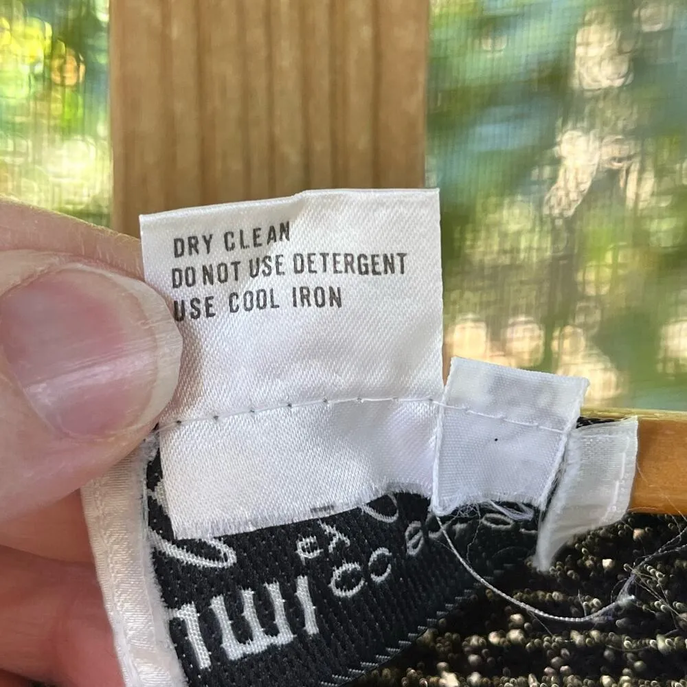 Umi Collections By Anne Crimmins Women's Vintage Gold Metallic Blouse Size M Size M - Image 9