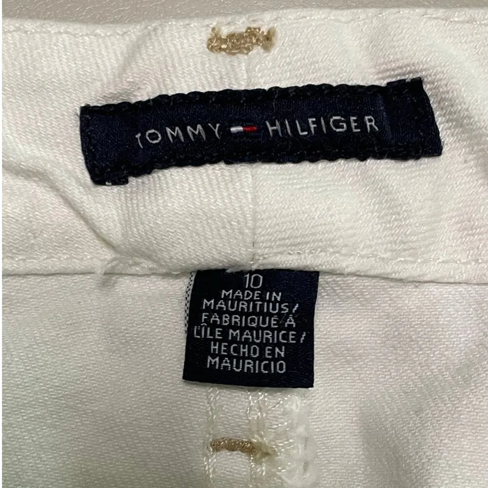 Tommy Hilfiger American Hope Classic Rise White Skinny Jeans 10 - Image 8