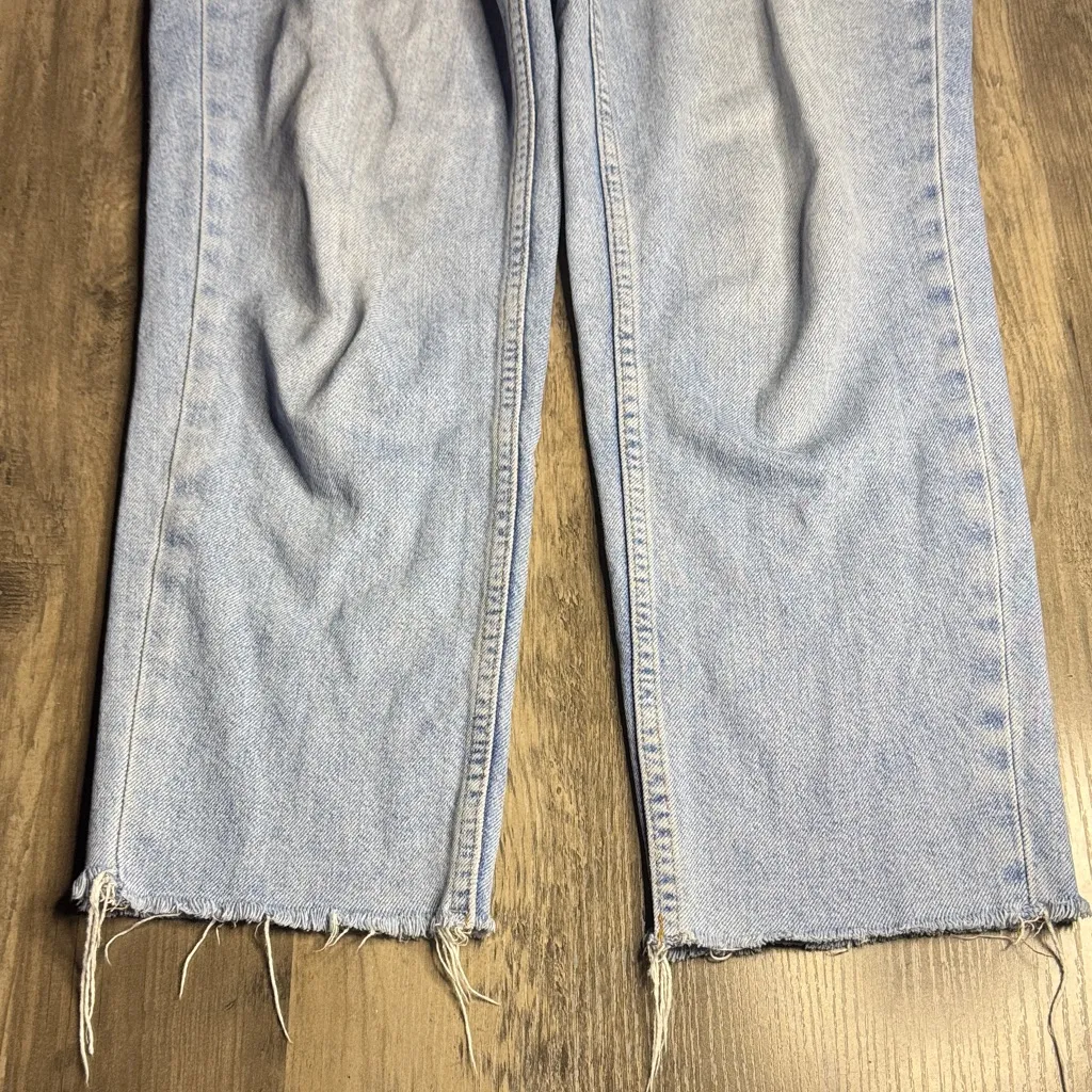 MNG Light Blue Straight Leg Jeans Size 4 - Image 4