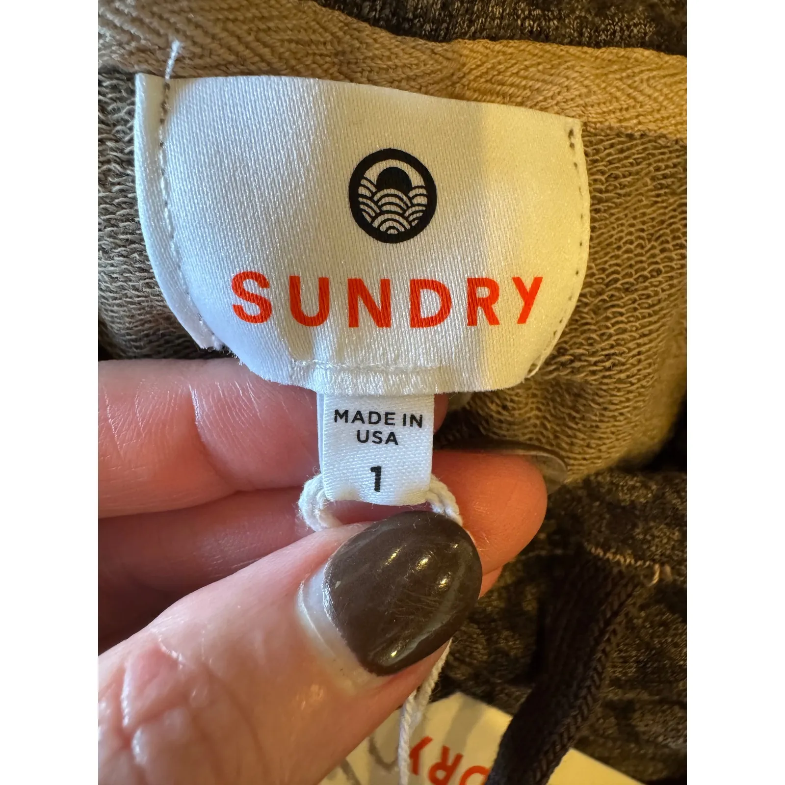 Sundry Sweatshirt Women Small Leopard Print Pink Stripe Hoodie Athleisure NWT - Image 4