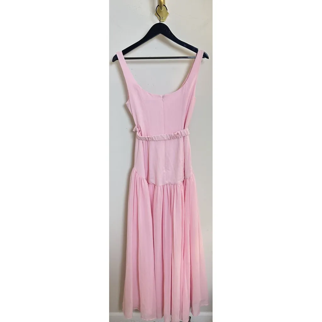 HUTCH Drop Waist Sleeveless Maxi Dress in Pink Size US 6 - Image 5