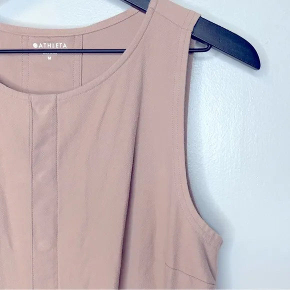 Athleta‎ Farallon Romper Sleeveless Mocha Latte Size M - Image 6