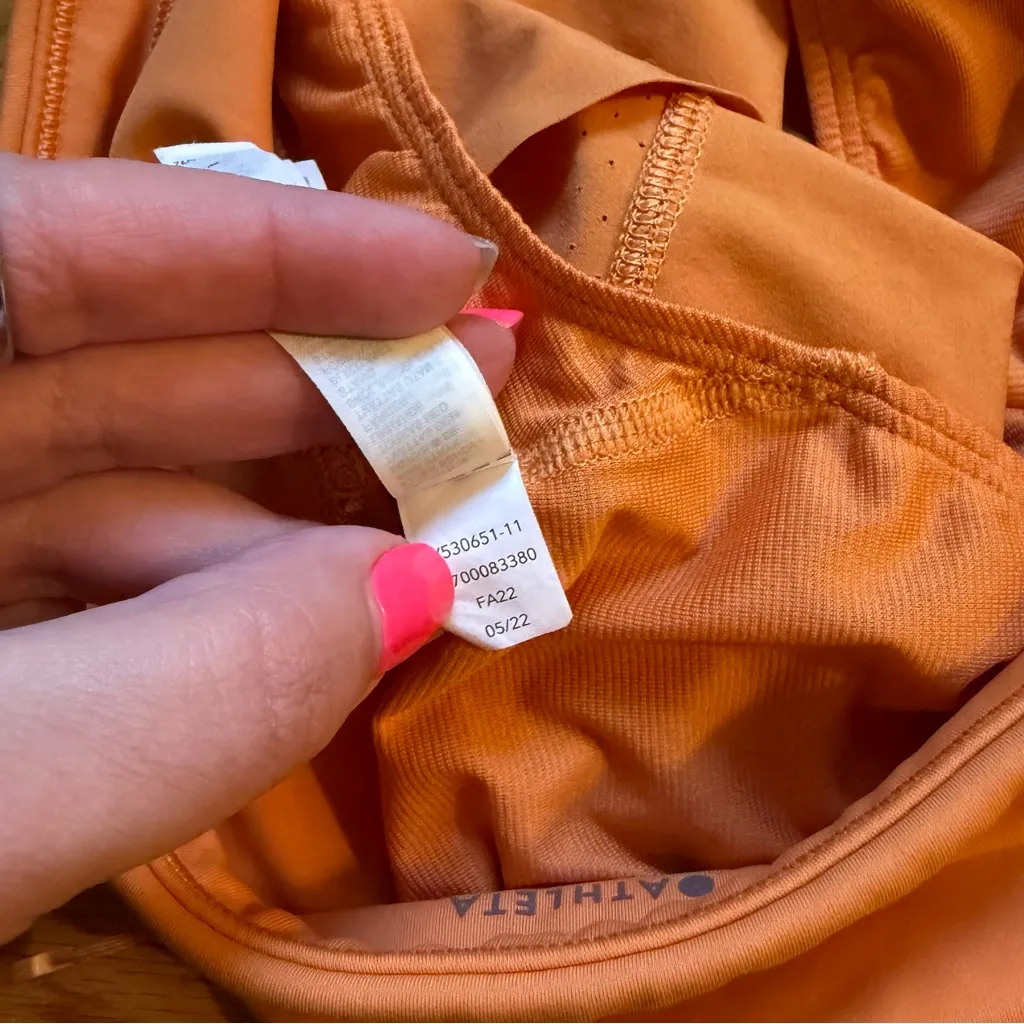 Athleta  orange shorts size XS - Image 7