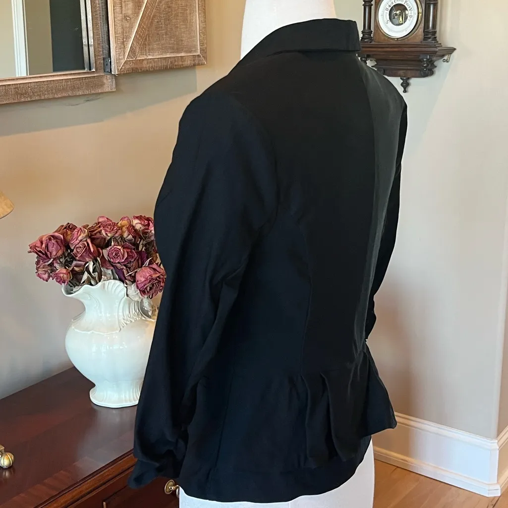 Black Suit Jacket Blazer fits XS - Image 3