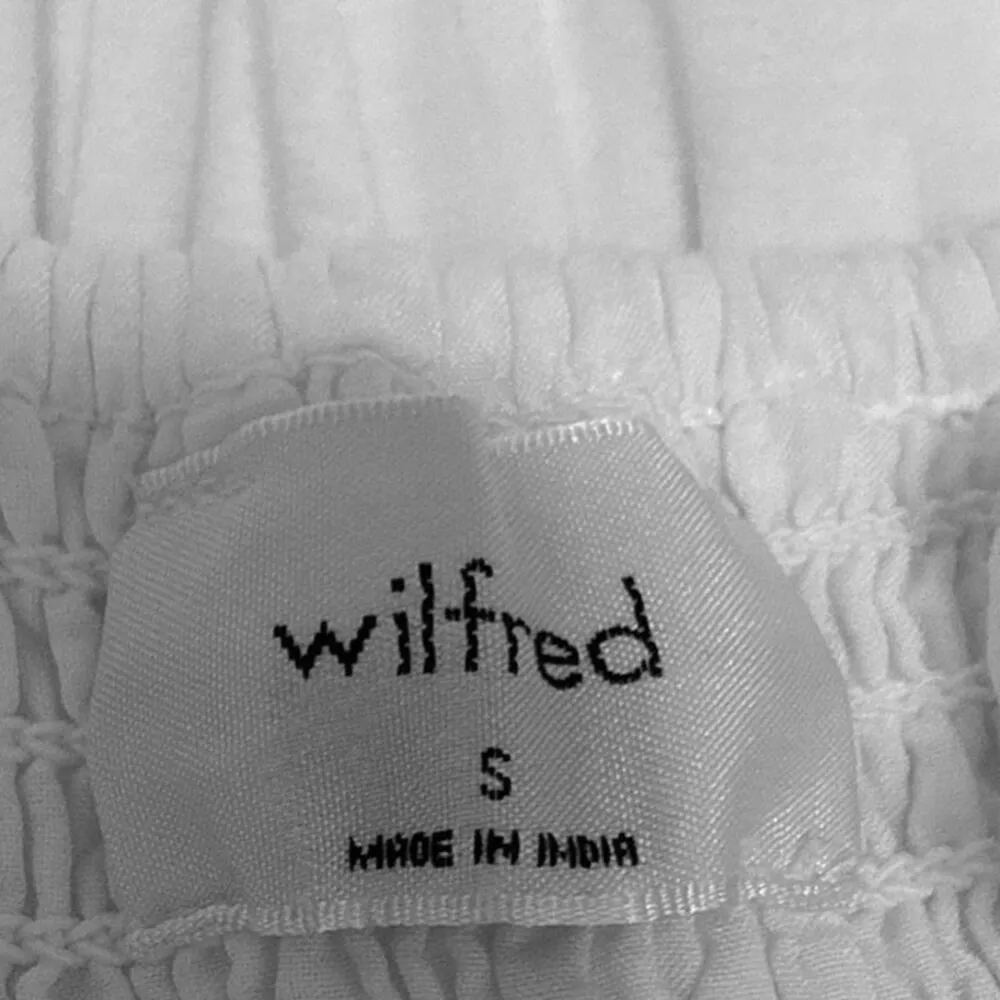 Aritzia Wilfred Reminisce White Sleeveless Smocked Camisole Midi A-Line Dress S - Image 7