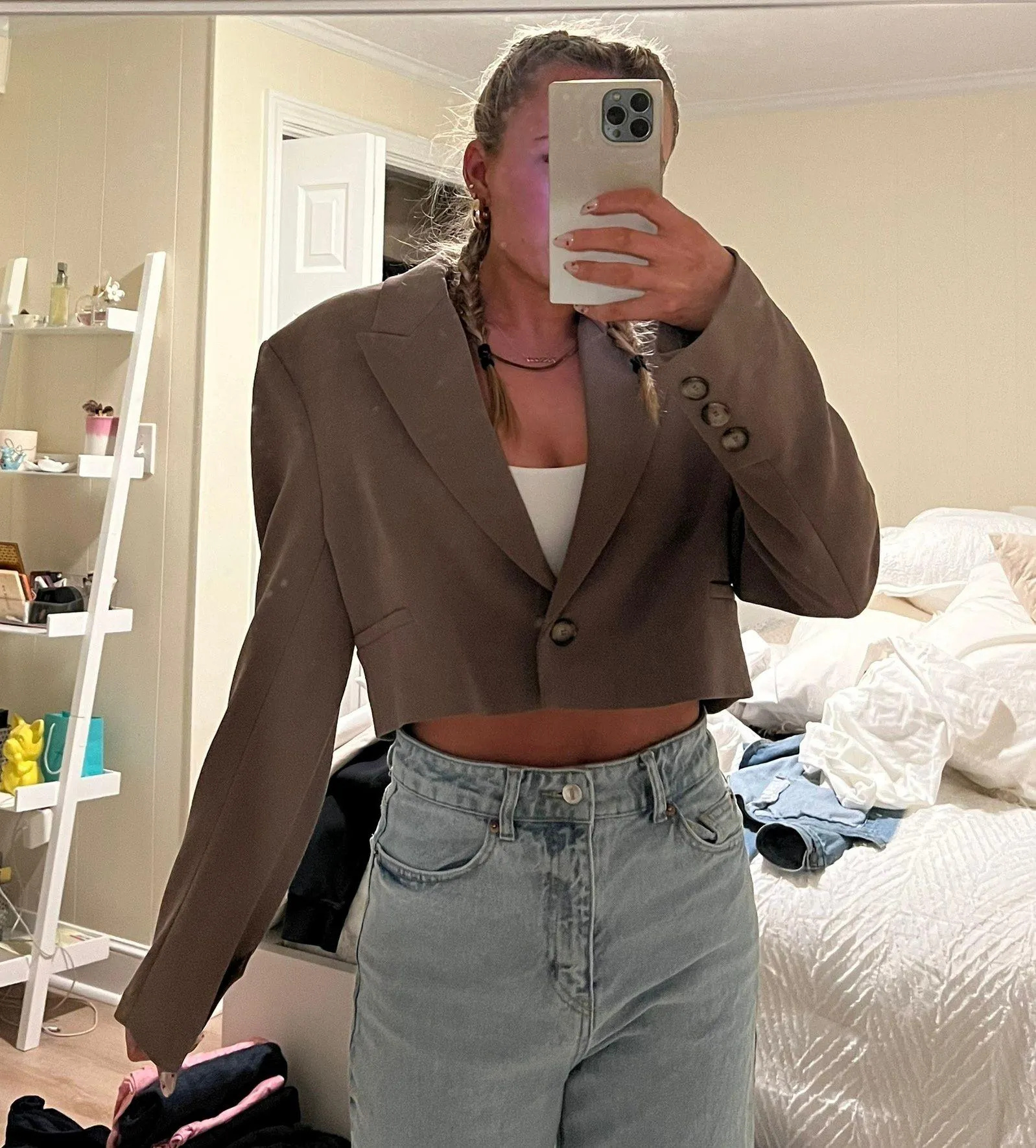 ZARA Cropped Blazer  - Image 4