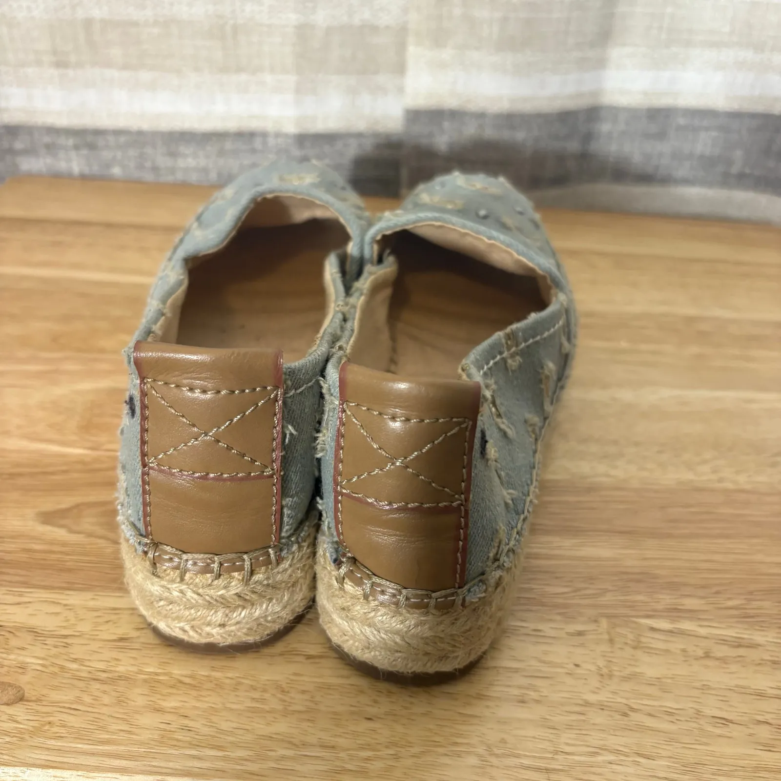 Circus By‎ Sam Edelman Blue Denim Espadrilles Size 6 - Image 7