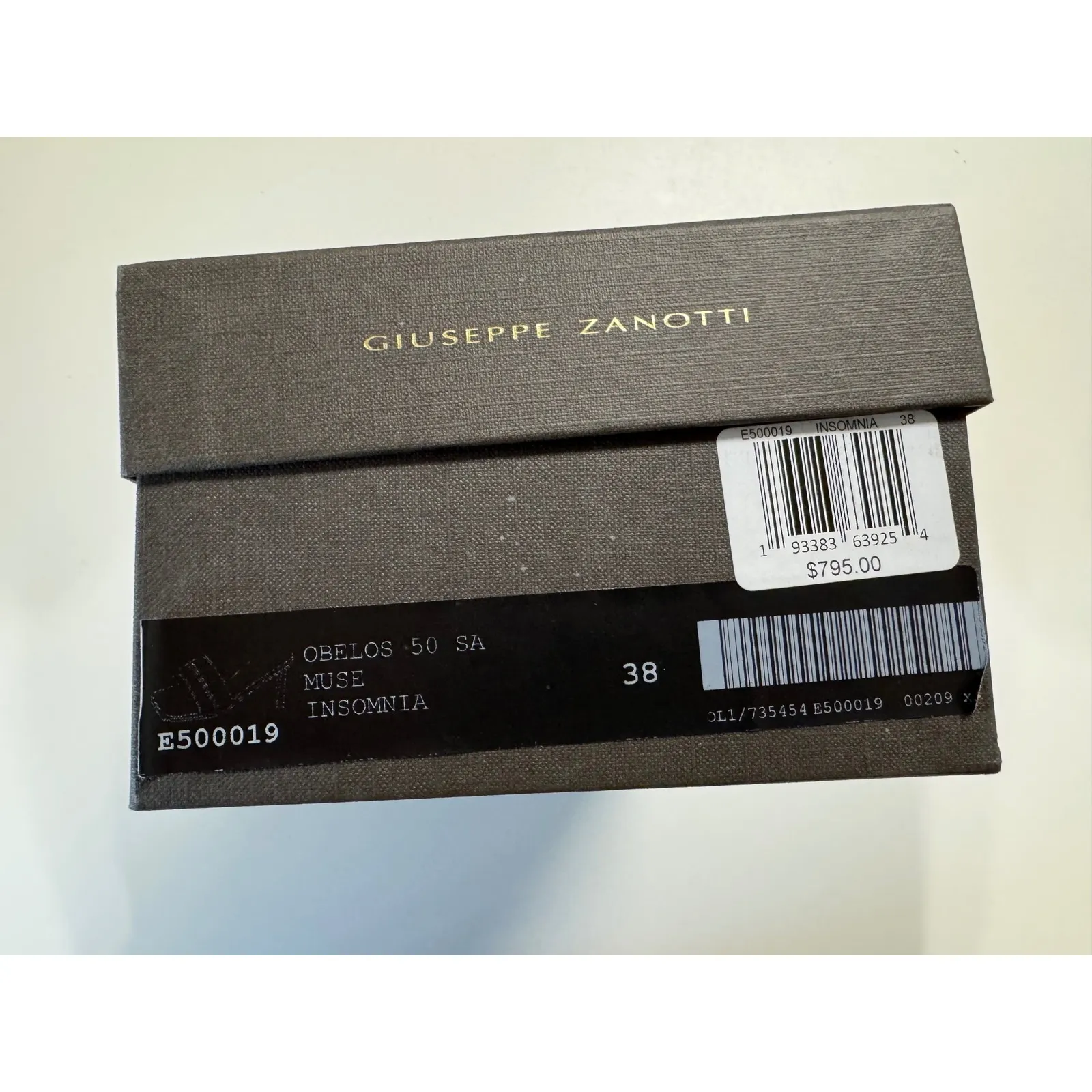 Giuseppe Zanotti Cream Leather Square Toe Kitten Heel Mules Sandals Sz 8 - Image 14