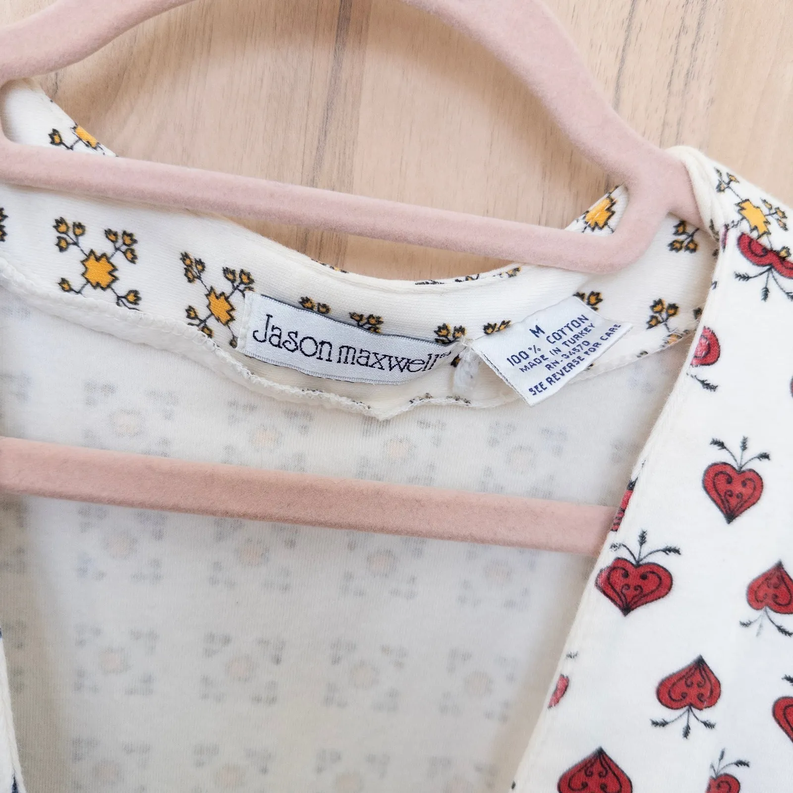 Jason Maxwell Womens Patchwork Cardigan Size M White Artsy Indie Boho Cottage - Image 4