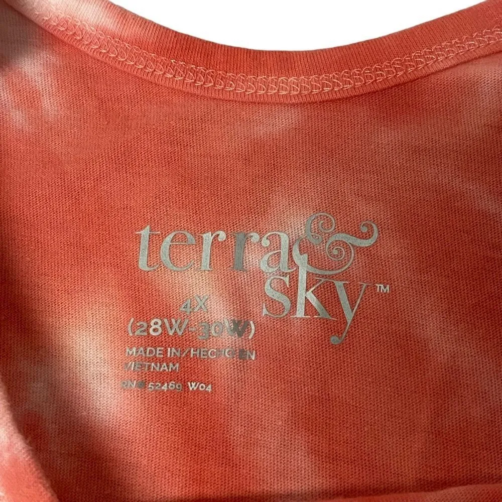 Terra and Sky tie dye tank top Plus Sz Woman’s 4X 28W/ 30W - Image 10