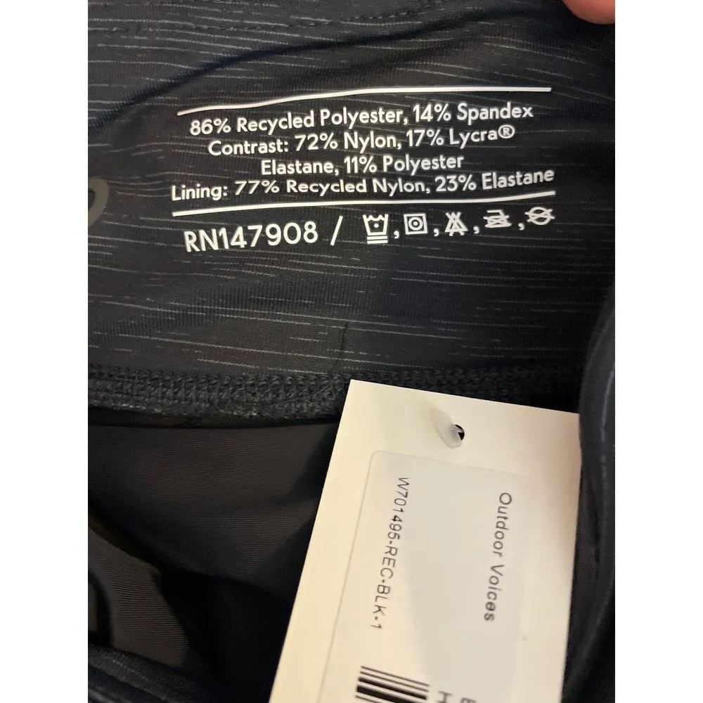 Women's Size XXS  Hudson 4" Athletic Skort Black Drawstring NWT - Image 10