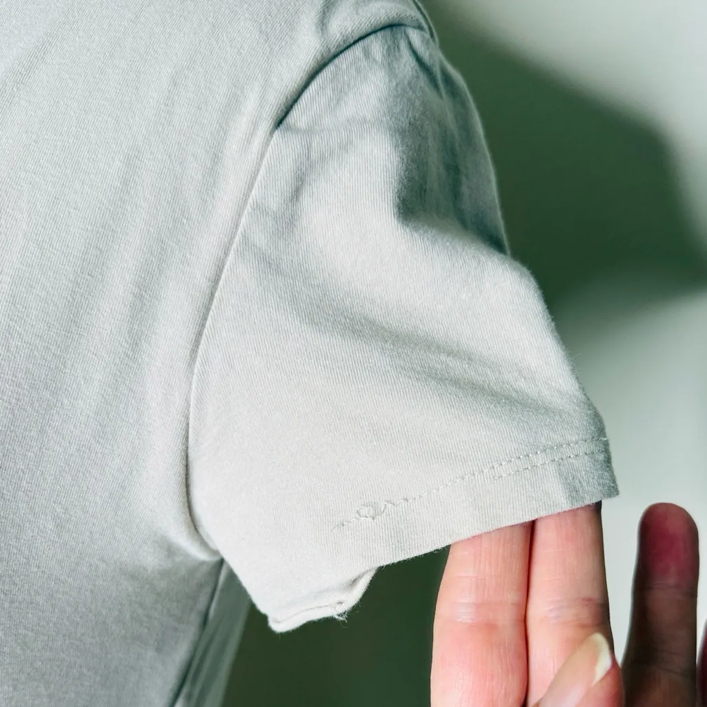 Abercrombie Taupe Short Sleeve Seamless Bodysuit - Image 5