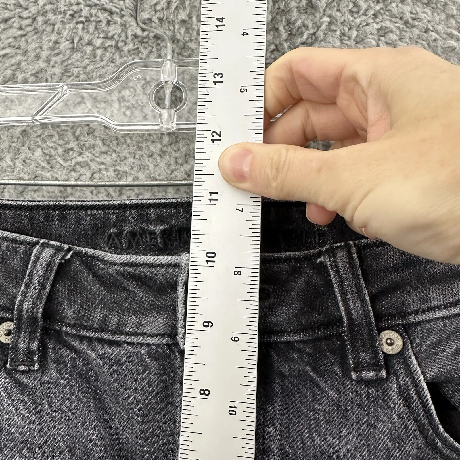 American Eagle Mom Jeans Strigid High‎ Rise Preppy Straight Leg Women's 2 x 28 - Image 8