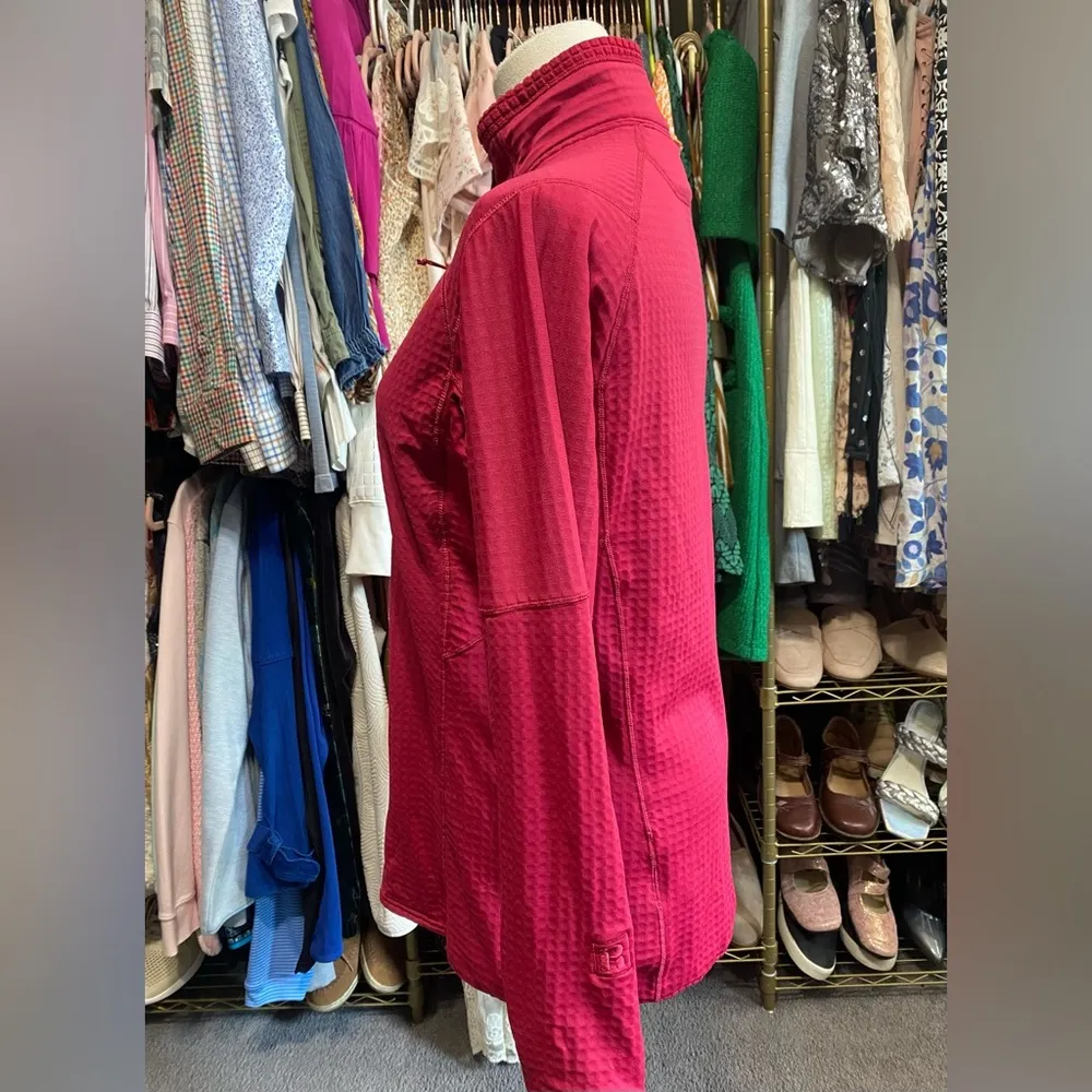 Patagonia Worn Wear Lightweight Full Zip Pull Over Hot Pink  Medium - Image 2