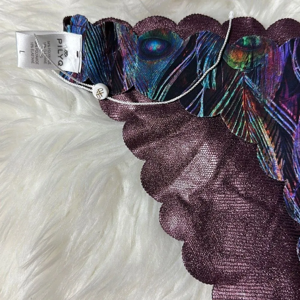 New. Pilyq plume reversible bikini set. Retails $169. S-top & L-bottom - Image 15