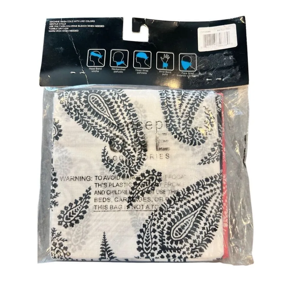 Fashion bandanas 100% cotton pack Red - Image 4