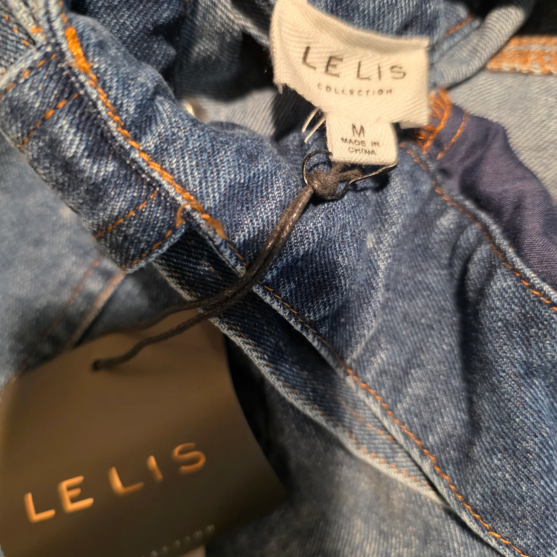 Le Lis Classic Blue Denim Skirt - Image 3