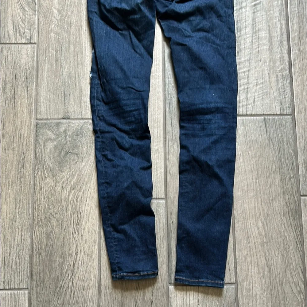 Zara Blue Skinny Jeans with Stretch and Tapered Fit - Image 8