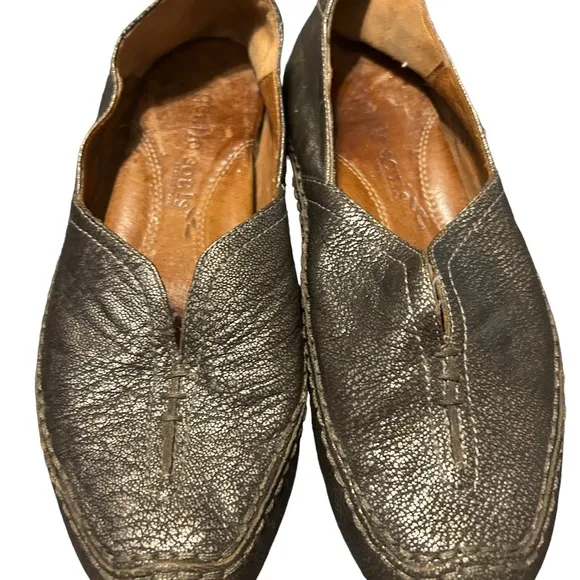 Gentle souls Kenneth Cole Soleful
Metallic Leather Split Vamp Loafer size 7.5 - Image 2